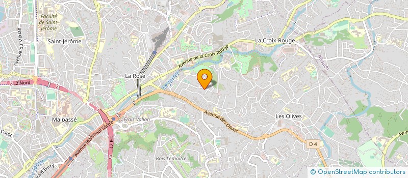 localisation de l'entreprise LA VIE GOURMANDE à MARSEILLE
