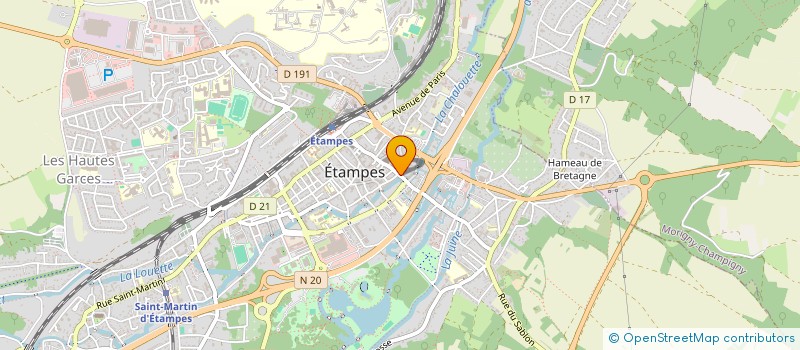 localisation de l'entreprise LA VIE LENTE à ETAMPES
