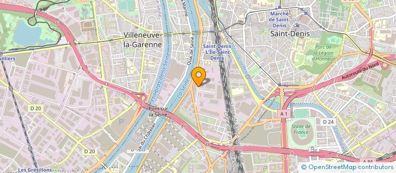localisation de l'entreprise LA VIE MONTANTE PRESSE à SAINT-DENIS