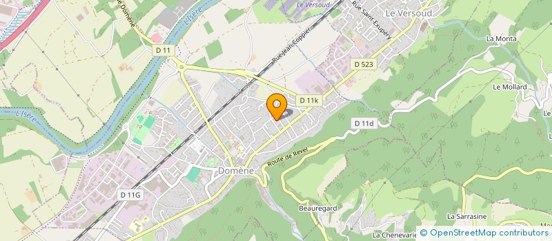 localisation de l'entreprise LA VIE NEUVE  DOMENE