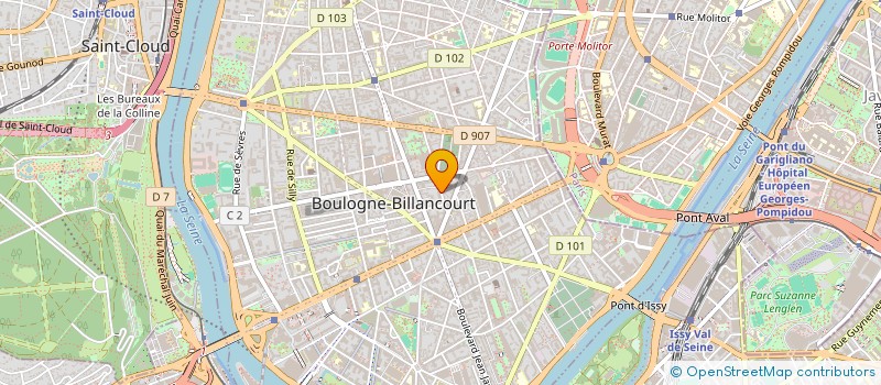 localisation de l'entreprise LA VIE PAR LA VOIX à BOULOGNE-BILLANCOURT
