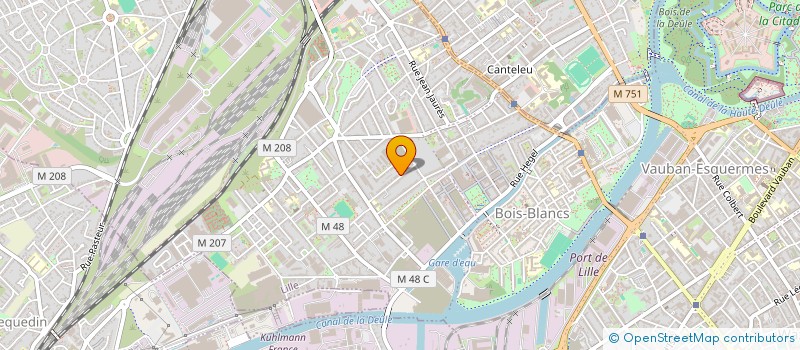 localisation de l'entreprise LA VIE PAR UN FIL à LILLE