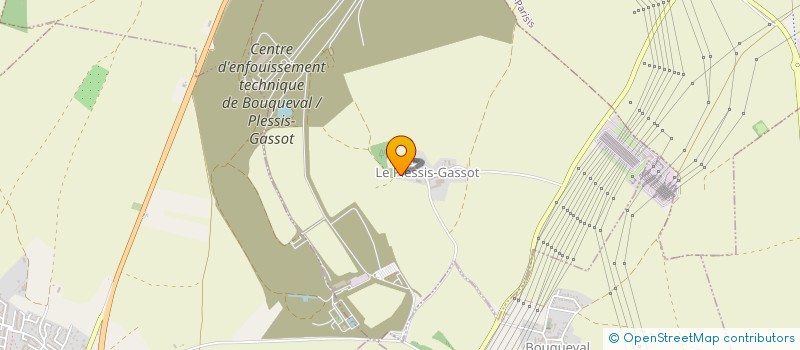 localisation de l'entreprise LA VIE PARISIENNE  LE PLESSIS-GASSOT