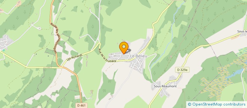 localisation de l'entreprise LA VIE PAUL  LE BELIEU