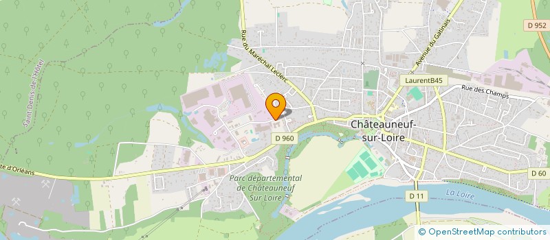 localisation de l'entreprise LA VIE QUI VA à CHATEAUNEUF-SUR-LOIRE