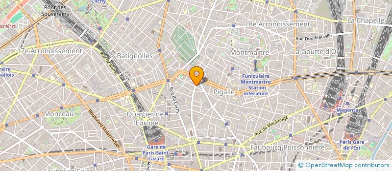 localisation de l'entreprise LA VIE ROSE  PARIS