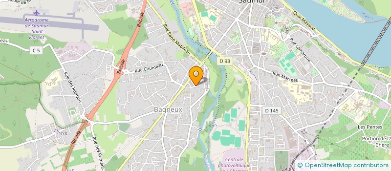 localisation de l'entreprise LA VIE ROUTIERE  SAUMUR