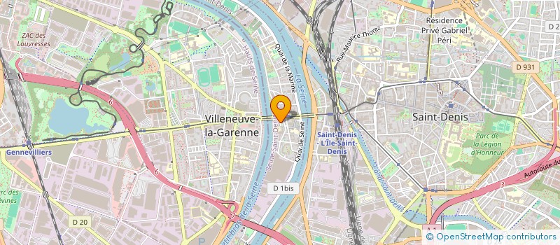 localisation de l'entreprise LA VIE SAUVAGE à L'ILE-SAINT-DENIS