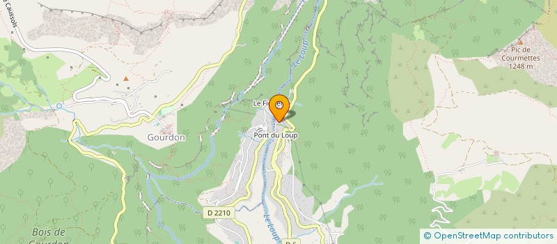 localisation de l'entreprise LA VIE SUR UN FIL à TOURRETTES-SUR-LOUP