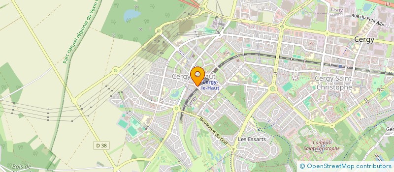 localisation de l'entreprise LA VIE ZOE à CERGY