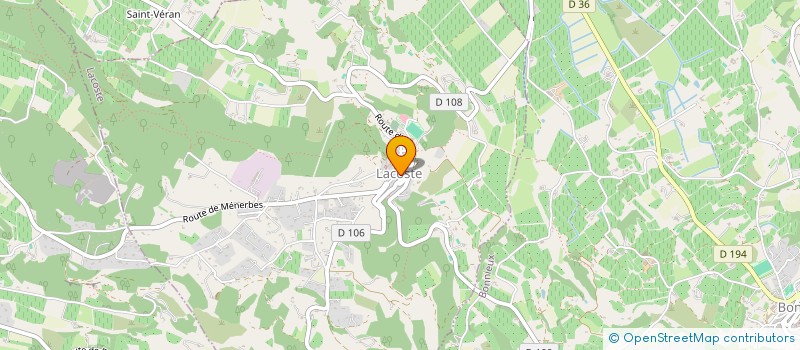 localisation de l'entreprise LA VIEILLE BASTIDE  BONNIEUX