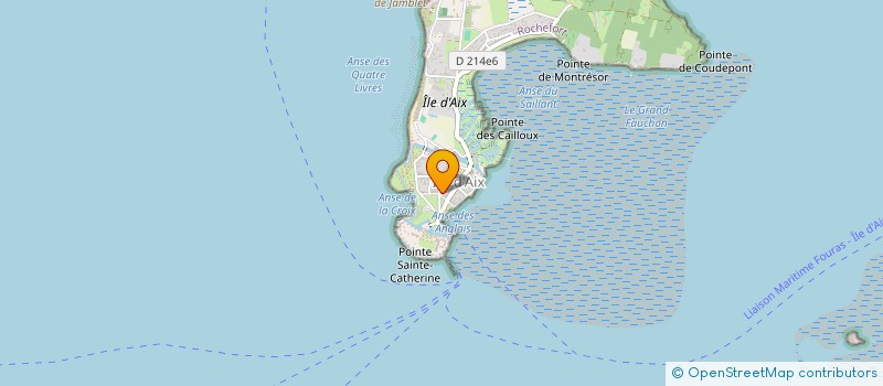 localisation de l'entreprise LA VIEILLE CASE  ILE-D'AIX