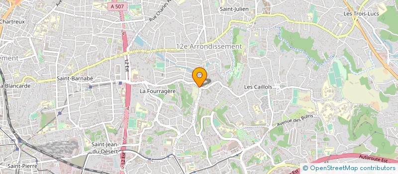 localisation de l'entreprise LA VIEILLE CAVALIERE à MARSEILLE