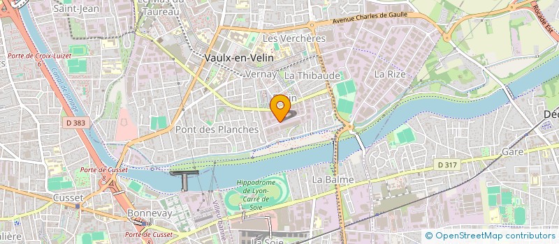 localisation de l'entreprise LA VIEILLE CONSERVERIE  VAULX-EN-VELIN