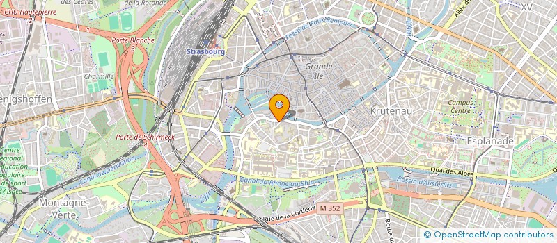 localisation de l'entreprise LA VIEILLE DRAGONNE à STRASBOURG