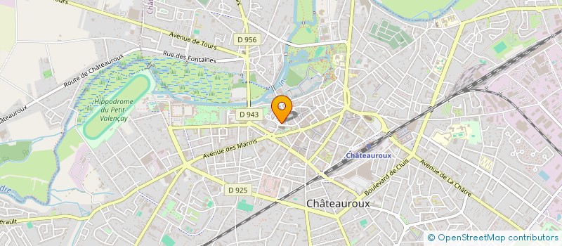 localisation de l'entreprise LA VIEILLE GAULE à CHATEAUROUX