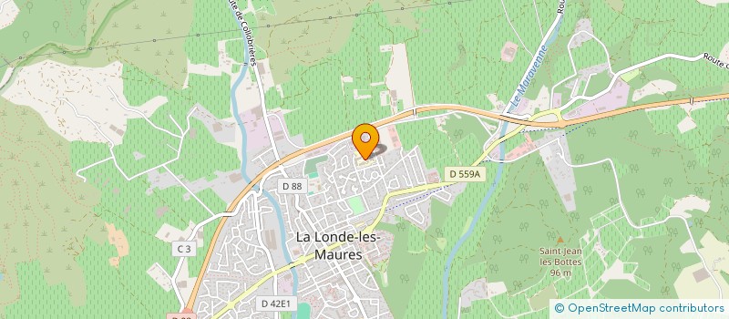 localisation de l'entreprise LA VIEILLE LONDE  LA LONDE LES MAURES