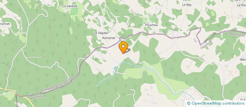 localisation de l'entreprise LA VIEILLE MAISON  MARMINIAC