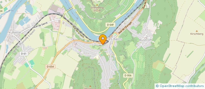 localisation de l'entreprise LA VIEILLE PORTE  SIERCK-LES-BAINS