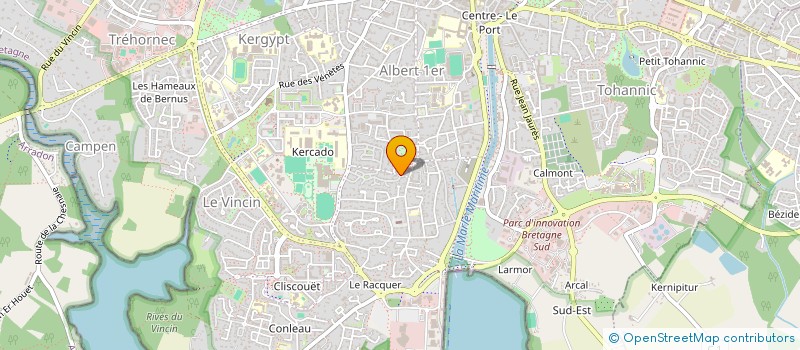 localisation de l'entreprise LA VIEILLE POSTE à VANNES