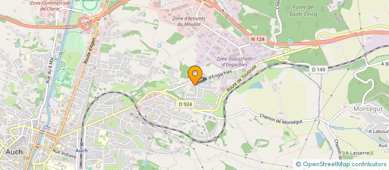 localisation de l'entreprise LA VIEILLE POUSTERLE à AUCH