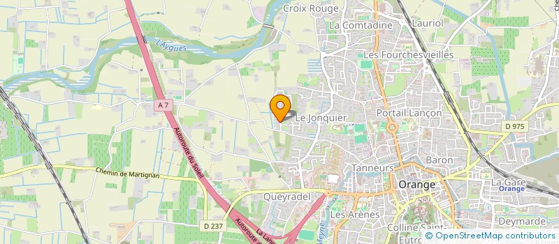 localisation de l'entreprise LA VIEILLE PREE  ORANGE