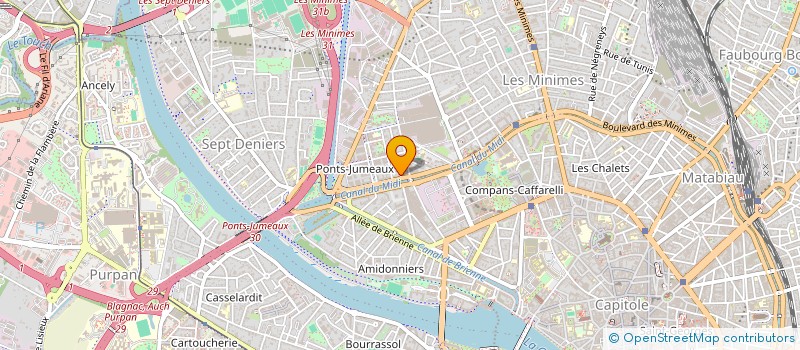 localisation de l'entreprise LA VIEILLE PROD' à TOULOUSE