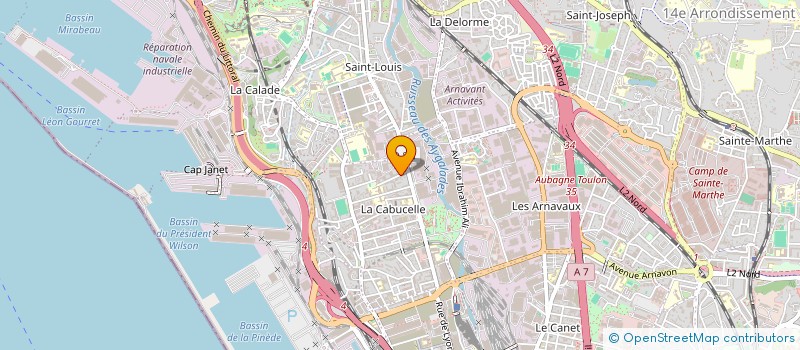 localisation de l'entreprise LA VIEILLE PROVENCE à MARSEILLE