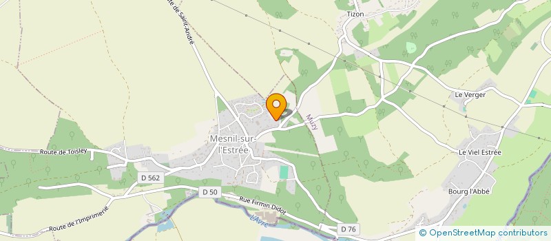 localisation de l'entreprise LA VIEILLE VALLEE  MESNIL-SUR-L'ESTREE