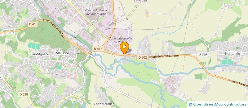localisation de l'entreprise LA VIENNOISE à ESTRABLIN