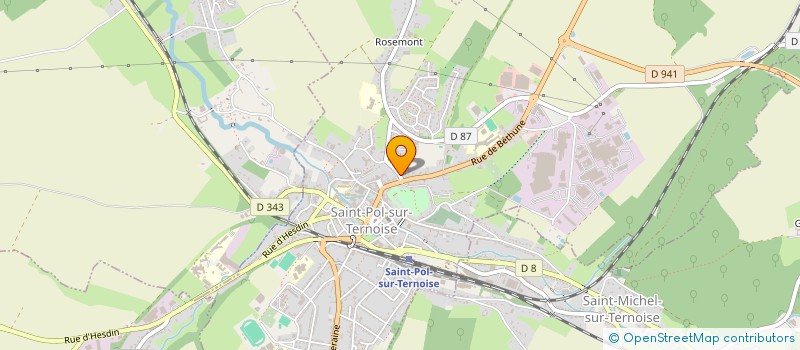 localisation de l'entreprise LA VIERGE  SAINT-POL-SUR-TERNOISE