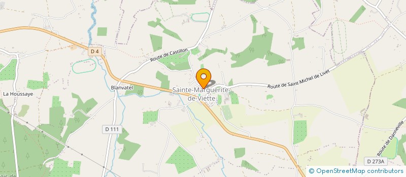 localisation de l'entreprise LA VIETTE  SAINT-PIERRE-EN-AUGE