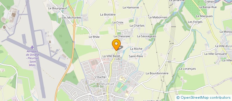 localisation de l'entreprise LA VIEUVILLE à PLEURTUIT
