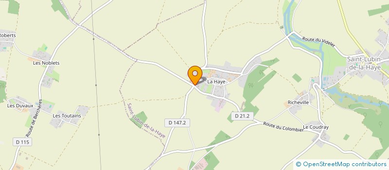 localisation de l'entreprise LA VIGAYERIE II à SAINT-LUBIN-DE-LA-HAYE