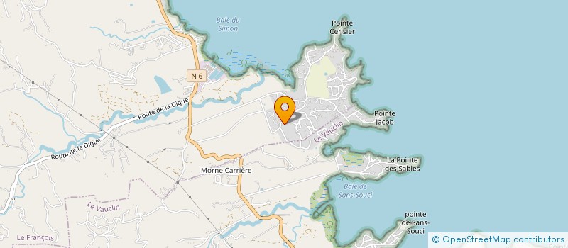 localisation de l'entreprise LA VIGE  LE FRANCOIS