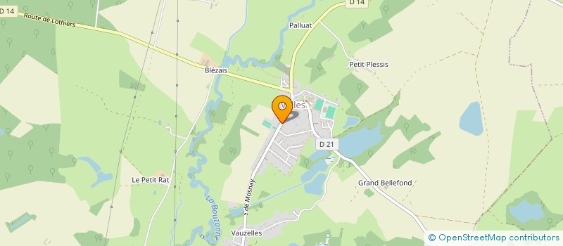 localisation de l'entreprise LA VIGIE à VELLES