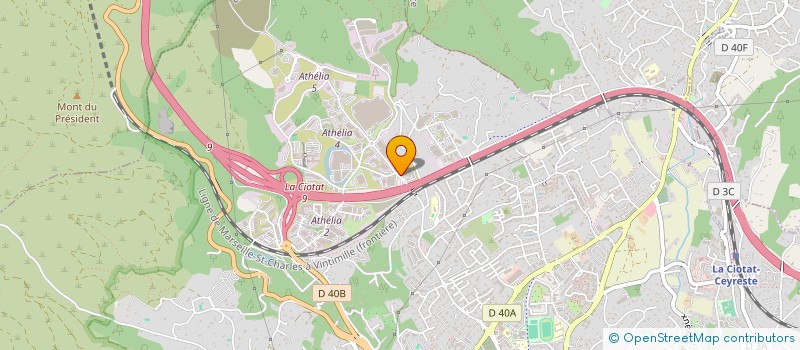 localisation de l'entreprise LA VIGIE  LA CIOTAT