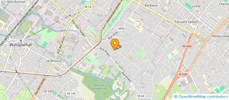 localisation de l'entreprise LA VIGIE à CROIX