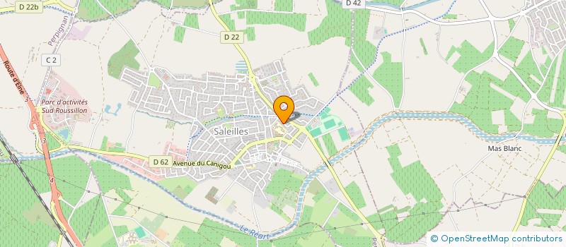 localisation de l'entreprise LA VIGIE  SALEILLES