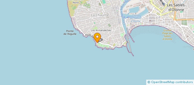 localisation de l'entreprise LA VIGIE à LES SABLES D'OLONNE