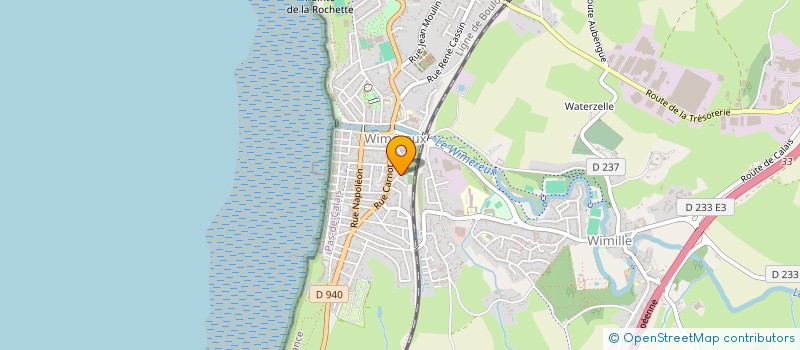 localisation de l'entreprise LA VIGIE  WIMEREUX