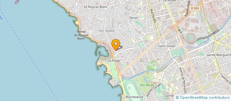 localisation de l'entreprise LA VIGIE AV COTE AZUR MLLE à MARSEILLE
