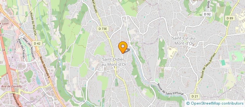 localisation de l'entreprise LA VIGIE D'OR  SAINT-DIDIER-AU-MONT-D'OR