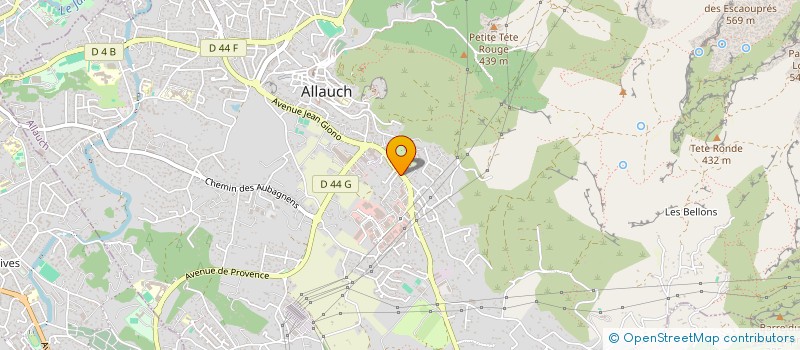 localisation de l'entreprise LA VIGIE GALEA  ALLAUCH