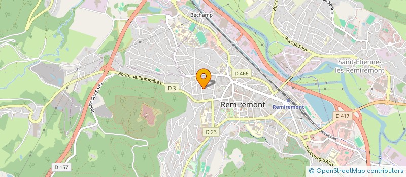 localisation de l'entreprise LA VIGILANTE  DOMMARTIN-LES-REMIREMONT