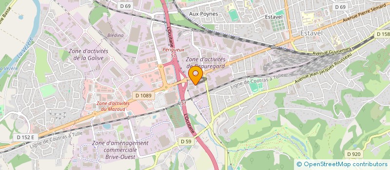 localisation de l'entreprise LA VIGILANTE  BRIVE-LA-GAILLARDE