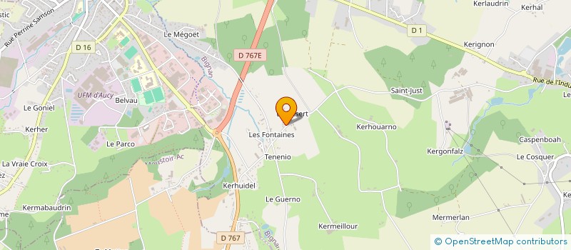 localisation de l'entreprise LA VIGILANTE  RADENAC