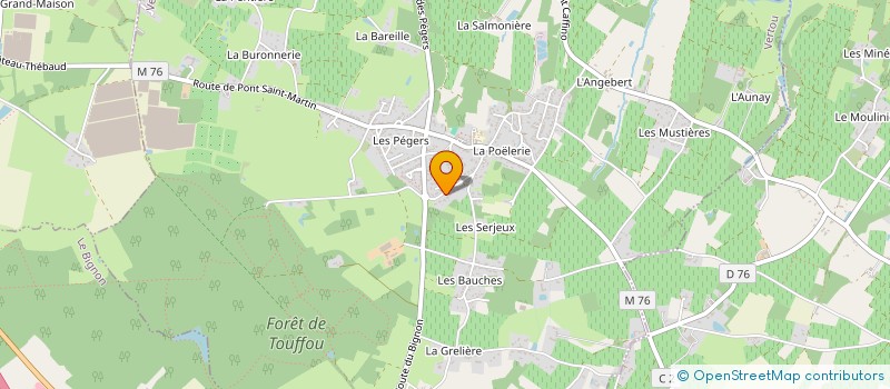 localisation de l'entreprise LA VIGNAUDERIE  VERTOU