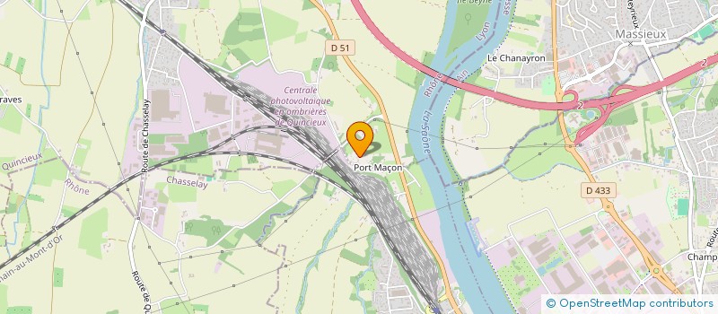 localisation de l'entreprise LA VIGNE  QUINCIEUX