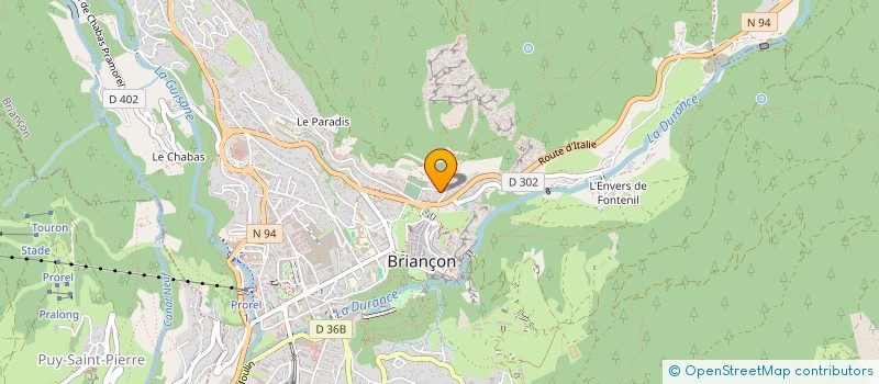localisation de l'entreprise LA VIGNE à BRIANCON